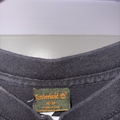 Timberland Black T-Shirt Size Medium Short Sleeves Logo Graphic