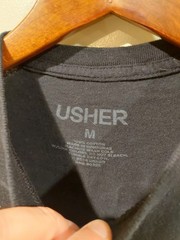 Usher 2024 Tour Shirt Past Present Future Band Tee Sz Medium 2-Sided Dates Back