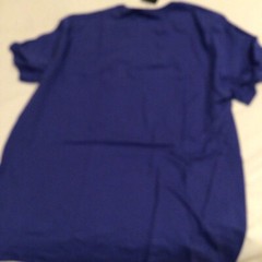 Nike Air Swoosh Logo Men’s Cotton Tee Shirt XL Blue DJ3877