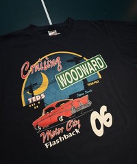 Vintage Woodward Dream Cruise Motor City Flashback Graphic T Shirt Large 2006