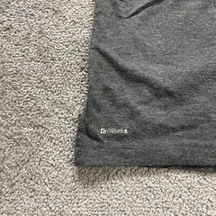 Athletic Works Driworks Basic Tee T-Shirt Mens Large Gray Long Sleeve Active Top