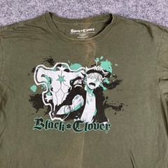 Lootcrate Black Clover T-Shirt Mens XL Green Anime Graphic Tee Cotton Casual