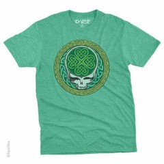GRATEFUL DEAD-CELTIC SHAMROCK SYF-T-SHIRT S-M-L-XL-XXL-3X Garcia,Wier,Lesh,Hart
