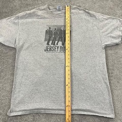 JERSEY BOYS Shirt Mens Extra Large Gray Graphic Frankie Valli Four Seasons Y2K