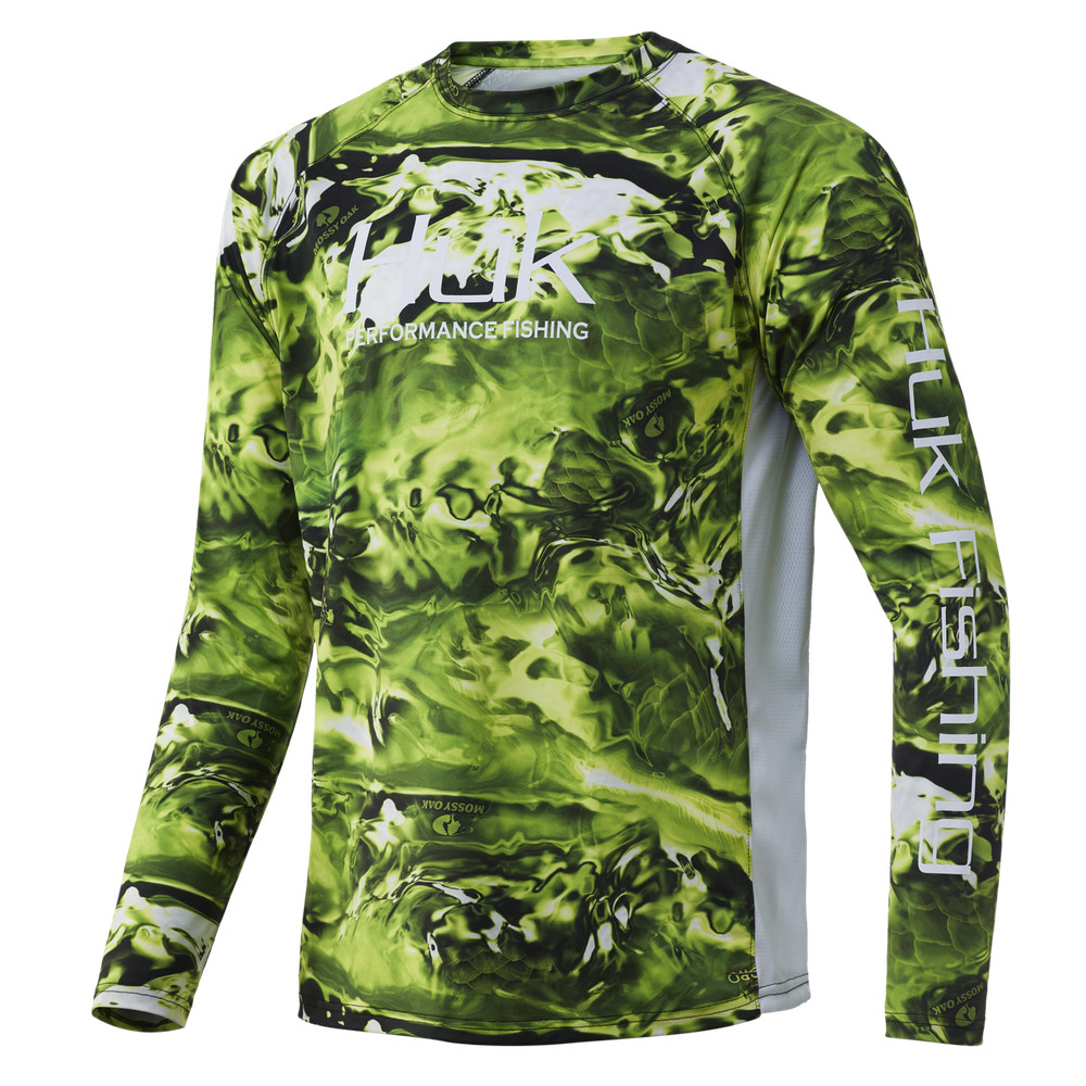 HUK Mossy Oak Pursuit Long Sleeve Shirt H1200228- CHOOSE YOUR COLOR AND SIZE!