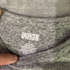 Duluth Trading Mens Muscle Sleeveless T-Shirt Tee Large Heather Gray