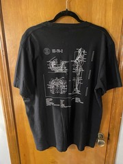 XL Size UNIQLO Mobile Suit Gundam Series UT RX-78-2 T-shirt Black