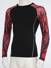 Men’s UPF 50+ Rash Guard Shirts Long Sleeve Swim Shirt Quick Dry Surfing/Diving