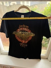 Vintage 2013 Kid Rock Best Night Ever Tour Jim Beam Devil’s Cut TShirt XL Black