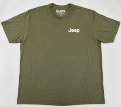 new JEDCO Jeep life off road men’s tee sz 2xl olive green