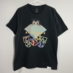 Diamond Supply Co Astro Boy Anime Black Short Sleeve T-Shirt Mens Large