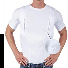 Men’s T-shirt Explosive Unisex Concealed Holster High Shirt Tops Tactical Casual