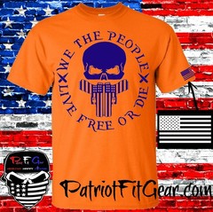t-shirt, We Teh People, Live Free Or Die, Gun Rights, Skull,Patriotic,Custom tee