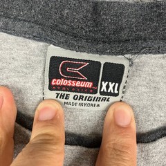 Colosseum T-Shirt Mens Size XXL Gray Georgia Tech Layered Sleeve College Tee