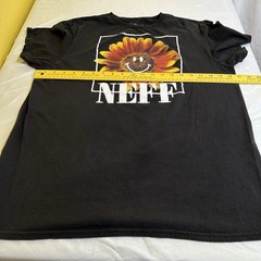 Neff Smiley Face Sunflower T-Shirt Large Graphic Tee Skater Surfwear Retro Skate