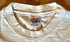 VTG 90s Bruce Lee Portrait Men’s White Single Stitch T-Shirt – Size XL