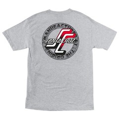 Santa Cruz MFG OGSC LOGO Skateboard T Shirt HEATHER GREY