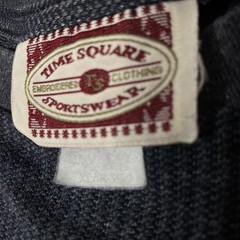 Vintage Time Square Sportswear Dauphin Island Embroidered Waffle Knit Cotton