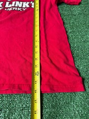 Vintage Y2K 2000s Red Jack Link’s Beef Jerky “Feed your wild side” Promo Tee