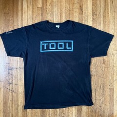 Vintage 2001 Tool spiral eye Los Angeles California T-Shirt Mens XL slight fade