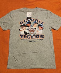 Detroit team Tiger t shirt, vintage 20s, Skub Greene Carp Tork lot