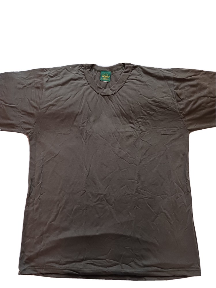 Cabelas Shirt Mens XL Olive Green Short Sleeve T-Shirt Made In USA NWOT