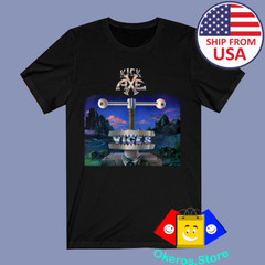 Kick Axe Vices Men’s Black T-Shirt Size S to 3XL