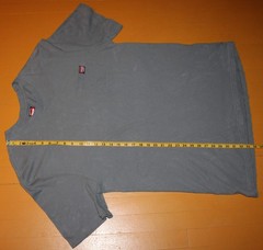 Wrangler Mens XLT 46-48 Cotton Workwear T-Shirt Pocket Logo Dark Gray Crew Neck