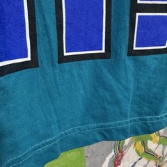 Vintage 80s 90s Just Did It Nike Parody Long Sleeve T Shirt Large Teal Blue