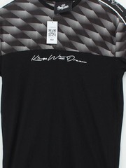 Kings Will Dream Men’s T-Shirt XS Black Cotton with Polyester, Elastane Basic