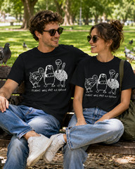 Flight was Not an Option Graphic Sarcastic Quote Men’s T-Shirt