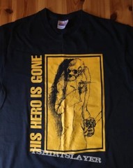 His Hero Is Gone t-shirt, crust hardcore punk band t-shirt, remake shirt