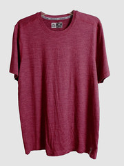 RBX X-Train T-Shirt NEW Crew Neck Short Slv Straight Hem Wine Size M #16099