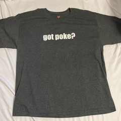 Got Poke ? Tshirt XL Tamura’s Hawaii Gray Fish Hawaiian