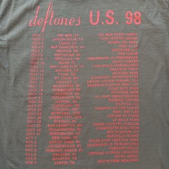 Deftones Around The Fur 98 Tour MODERN T-shirt 13 Pool Ball Green