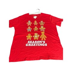 Marvel Holiday SEASONS GREETINGS Adult Tee TShirt Adult 2x Super Heros Christmas
