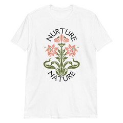 Nurture Nature Flower Graphic T-Shirt – Comfortable and Stylish Casual Wear