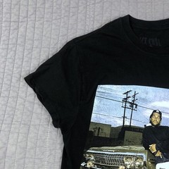 Ice Cube Shirt Mens Small Rap Hip Hop Car Graphic Tee T-Shirt Classic Music Band