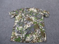 SKRE Shirt Mens M Camo Merino Wool Base Layer Hunting Outdoors Active Hiking