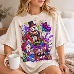 TADC Run The Show Shirt, Amazing Circus Ivory Tee
