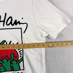 Keith Haring x Old Navy TShirt Mens S White NYC Streetwear Pop Art Graffiti 90s