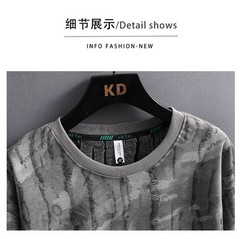 Men Luxury Fashion Trend Distressed Ripped Hole Casual Summer Streetwear T-Shirt