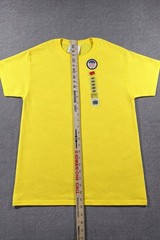 Hanes Essentials Men’s Large Yellow Cotton Crewneck T-Shirt Short Sleeve