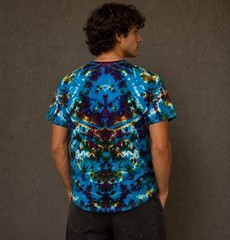 Hand Dyed Tie Dye T Shirt Unisex XXXL For Men And Women