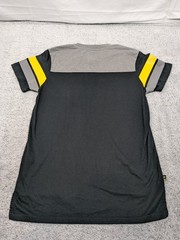 Maxi Milian New York Shirt Jersey Mens Black & Yellow Short Sleeve Paisley Large