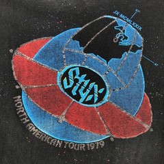 Styx 1979 The Grand Decathlon North American Tour tshirt 70s 1970s vintage