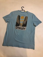 Oakley Logo Mens T Shirt Regular Fit Y2K Short Sleeve XL Outdoor Logo Rare
