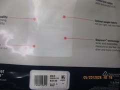 Jockey Men’s Cotton Tanks Made in America 3 Pack Size Medium New