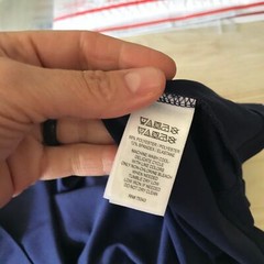 Logix Shirt Mens Medium Blue Performance Dry Wicking UPF Breathable Outdoors