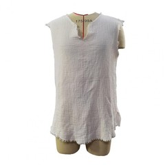 Men Vest Solid Color Casual Leisure Individual Old Style Loose Type Ripped Edge
